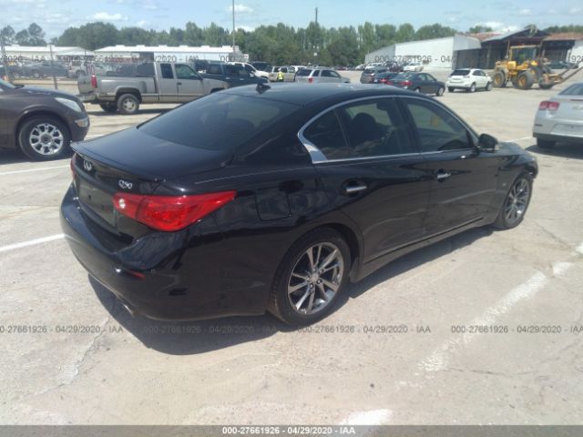 JN1BV7AP2EM677939 - 2014 INFINITI Q50 PREMIUM/SPORT Black photo 4