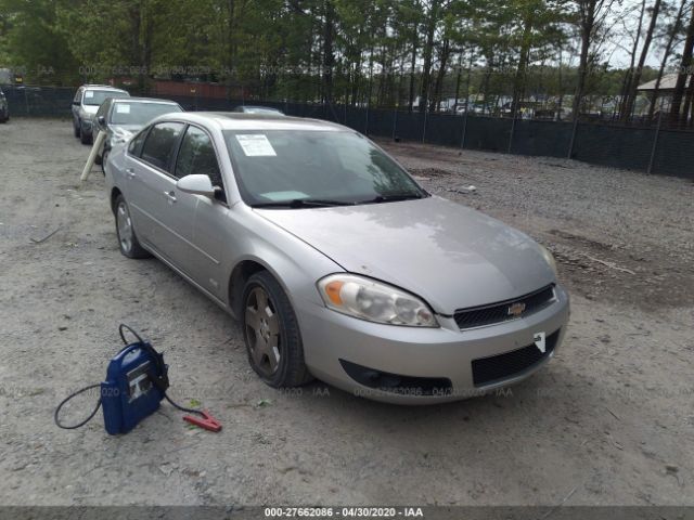 2G1WD58C269279548 - 2006 CHEVROLET IMPALA SUPER SPORT Silver photo 1