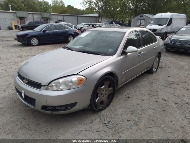 2G1WD58C269279548 - 2006 CHEVROLET IMPALA SUPER SPORT Silver photo 2