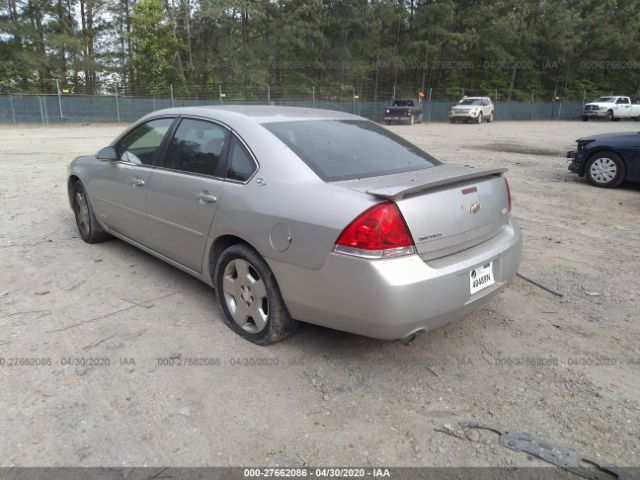 2G1WD58C269279548 - 2006 CHEVROLET IMPALA SUPER SPORT Silver photo 3