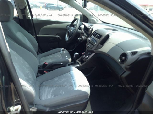 1G1JA5SH5C4150662 - 2012 CHEVROLET SONIC LS Black photo 5