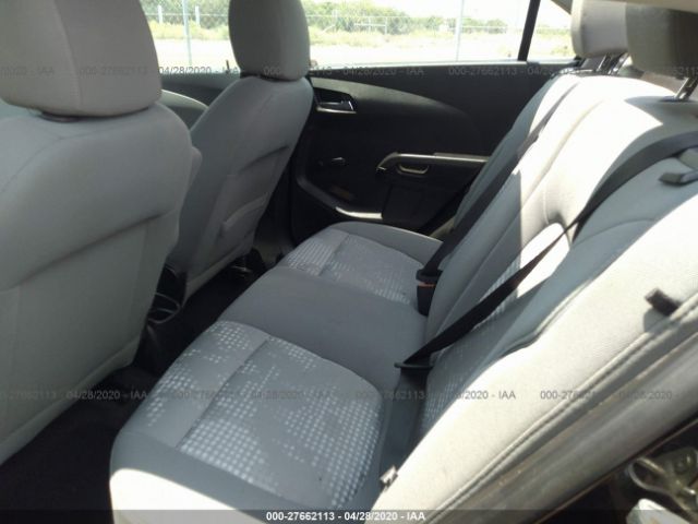 1G1JA5SH5C4150662 - 2012 CHEVROLET SONIC LS Black photo 8