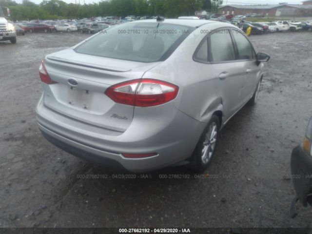 3FADP4BJ8EM159384 - 2014 FORD FIESTA SE Silver photo 4