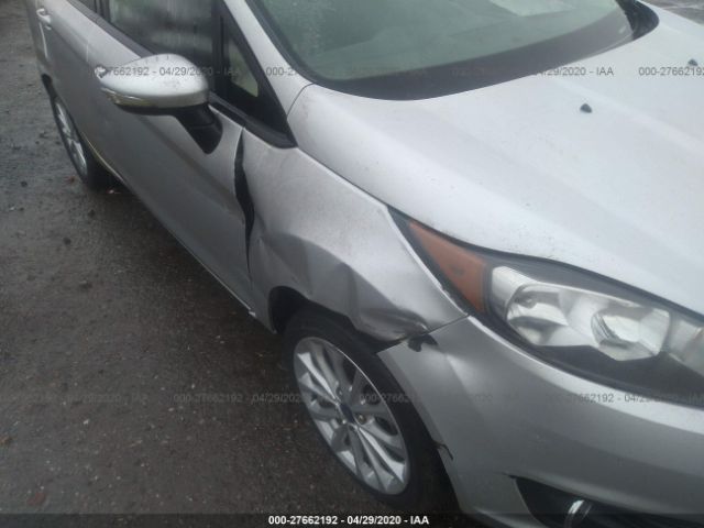 3FADP4BJ8EM159384 - 2014 FORD FIESTA SE Silver photo 6