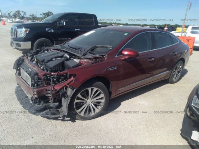 1G4ZN5SS3HU176562 - 2017 BUICK LACROSSE PREFERRED Maroon photo 2