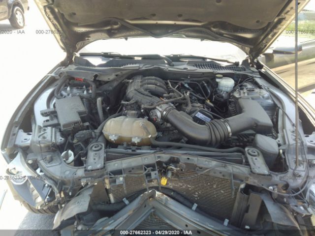1FA6P8AM9F5357197 - 2015 FORD MUSTANG  Gray photo 10