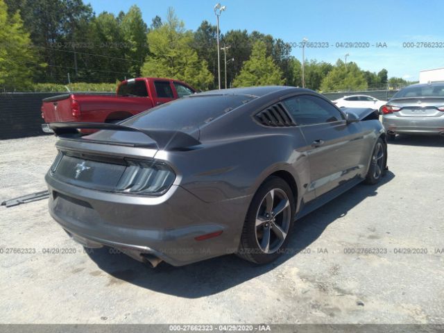 1FA6P8AM9F5357197 - 2015 FORD MUSTANG  Gray photo 4