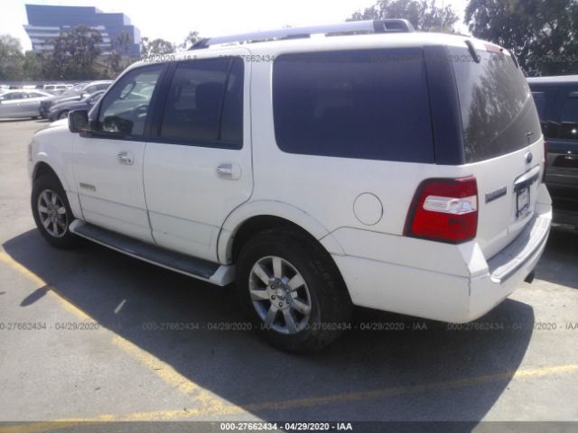 1FMFU19547LA56658 - 2007 FORD EXPEDITION LIMITED White photo 3