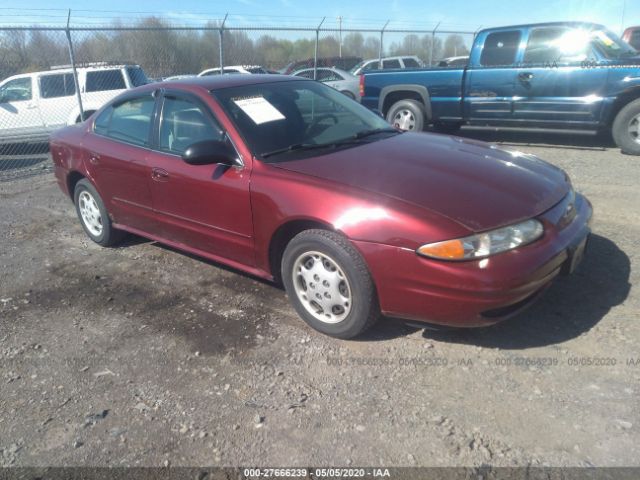 1G3NL52F53C280898 - 2003 OLDSMOBILE ALERO GL Red photo 1