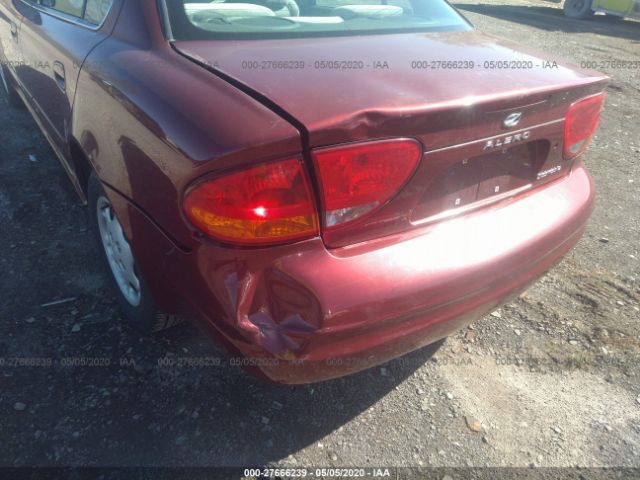 1G3NL52F53C280898 - 2003 OLDSMOBILE ALERO GL Red photo 6