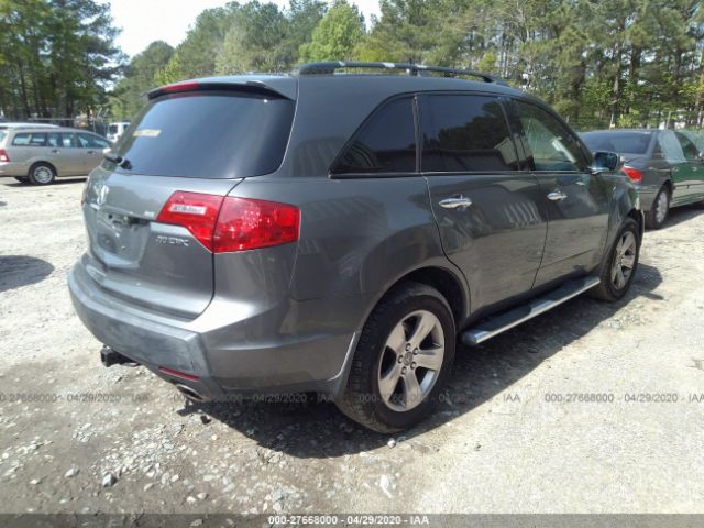 2HNYD28857H537010 - 2007 ACURA MDX SPORT Gray photo 4