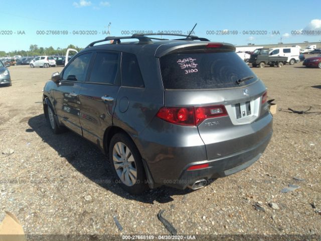 5J8TB2H51AA005224 - 2010 ACURA RDX TECHNOLOGY Gray photo 3