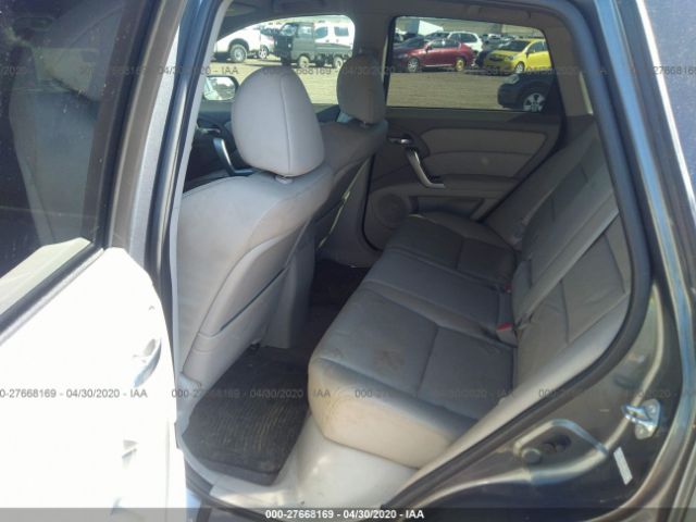 5J8TB2H51AA005224 - 2010 ACURA RDX TECHNOLOGY Gray photo 8