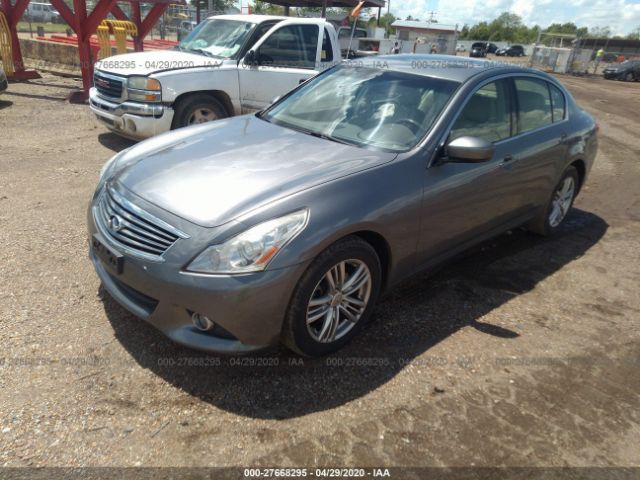 JN1CV6AR3CM978202 - 2012 INFINITI G37  Silver photo 2