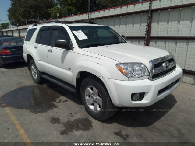 JTEZU14R768044576 - 2006 TOYOTA 4RUNNER SR5/SPORT White photo 1