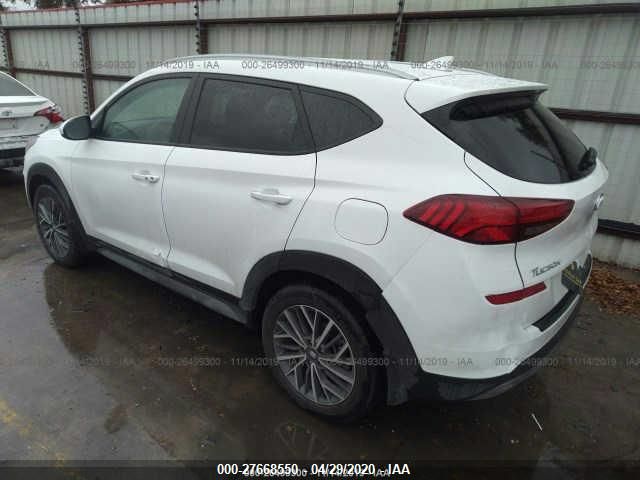 KM8J33AL9KU999747 - 2019 HYUNDAI TUCSON LIMITED/SEL/SPORT/ULTIMAT White photo 3