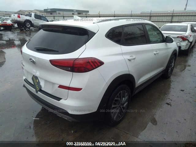 KM8J33AL9KU999747 - 2019 HYUNDAI TUCSON LIMITED/SEL/SPORT/ULTIMAT White photo 4