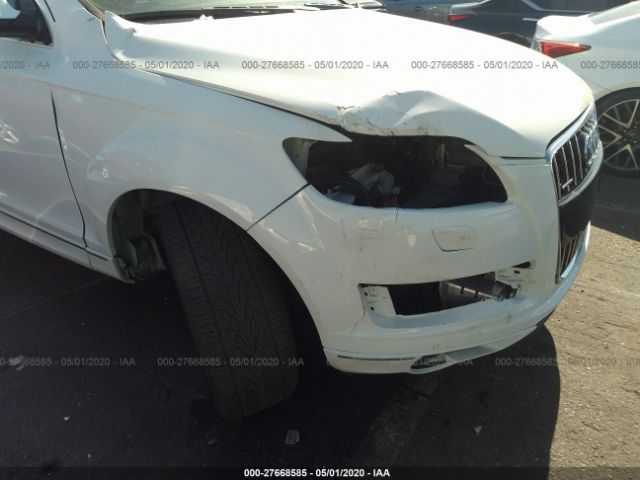 WA1LGAFE0ED003363 - 2014 AUDI Q7 PREMIUM PLUS White photo 6