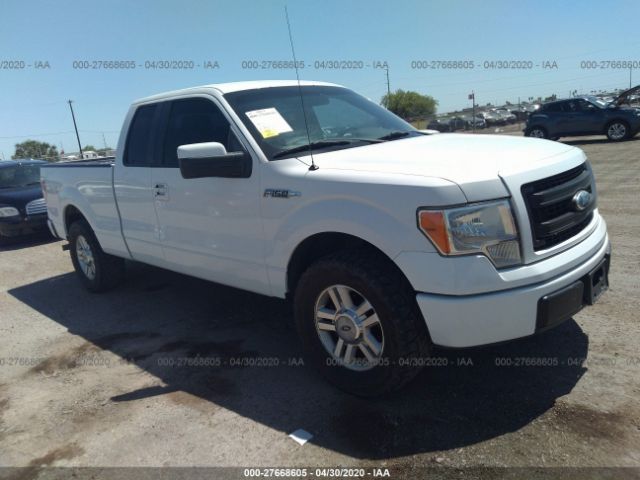 1FTRX12W49KA39914 - 2009 FORD F150 SUPER CAB White photo 1