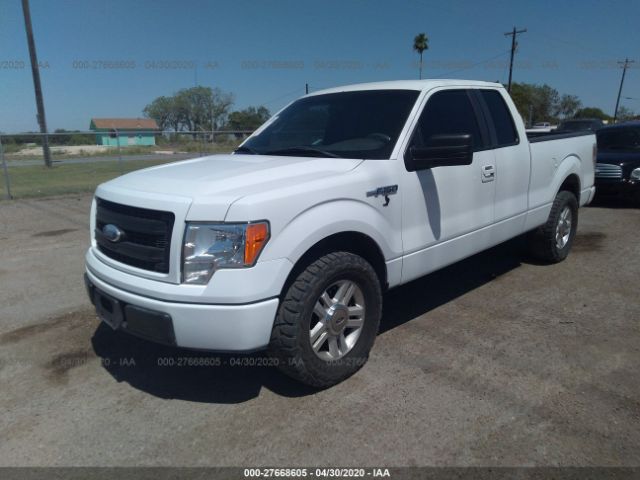 1FTRX12W49KA39914 - 2009 FORD F150 SUPER CAB White photo 2