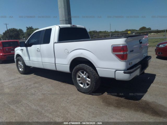 1FTRX12W49KA39914 - 2009 FORD F150 SUPER CAB White photo 3