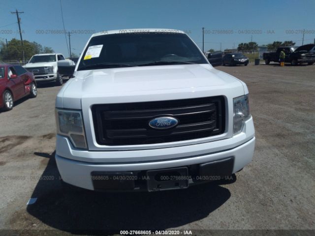 1FTRX12W49KA39914 - 2009 FORD F150 SUPER CAB White photo 6