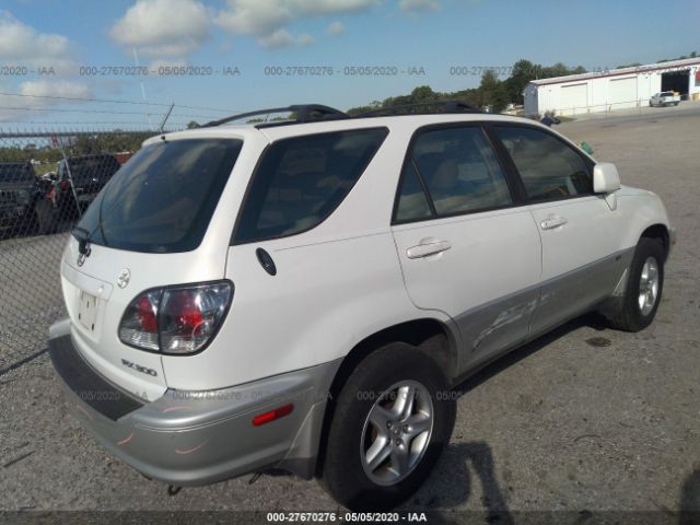 JTJGF10U530160446 - 2003 LEXUS RX 300 White photo 4