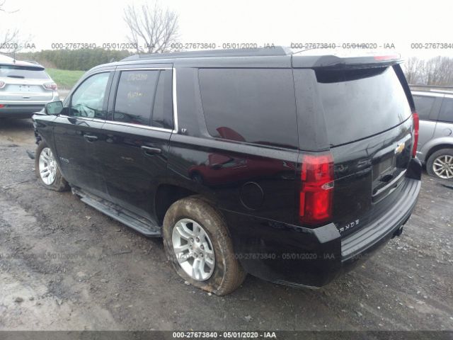 1GNSKBKC4LR186526 - 2020 CHEVROLET TAHOE K1500 LT Black photo 3