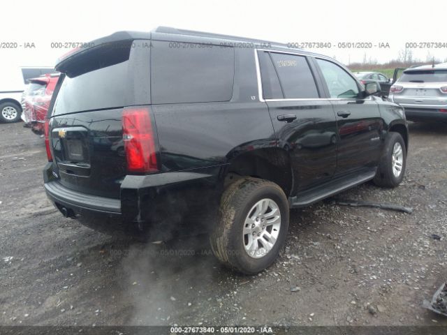 1GNSKBKC4LR186526 - 2020 CHEVROLET TAHOE K1500 LT Black photo 4