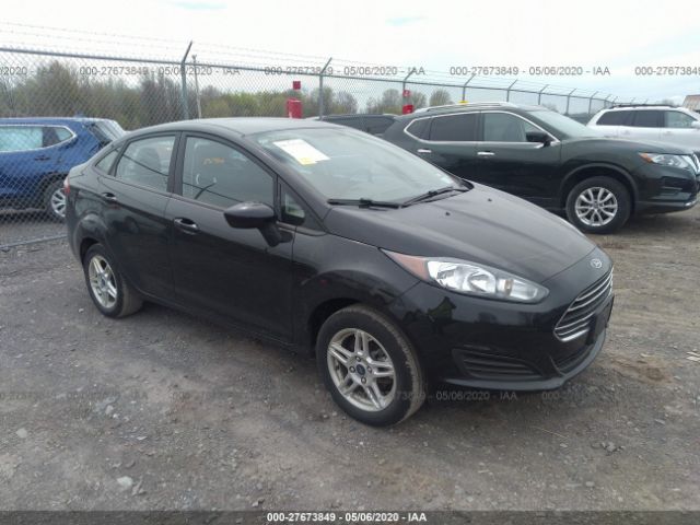 3FADP4BJ6KM155894 - 2019 FORD FIESTA SE Black photo 1