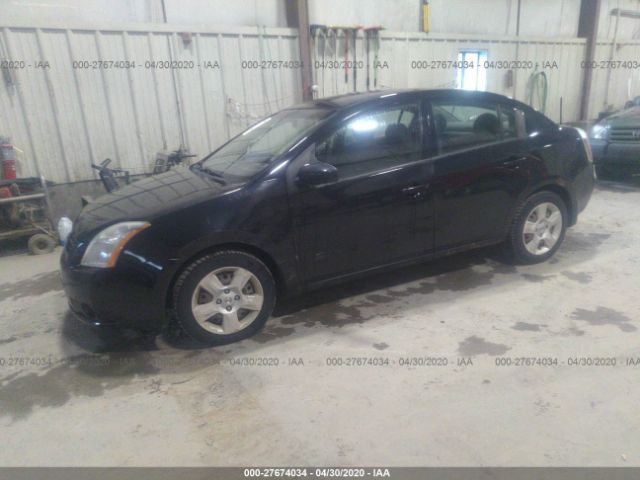 3N1AB61E18L714605 - 2008 NISSAN SENTRA 2.0/2.0S/2.0SL Black photo 2