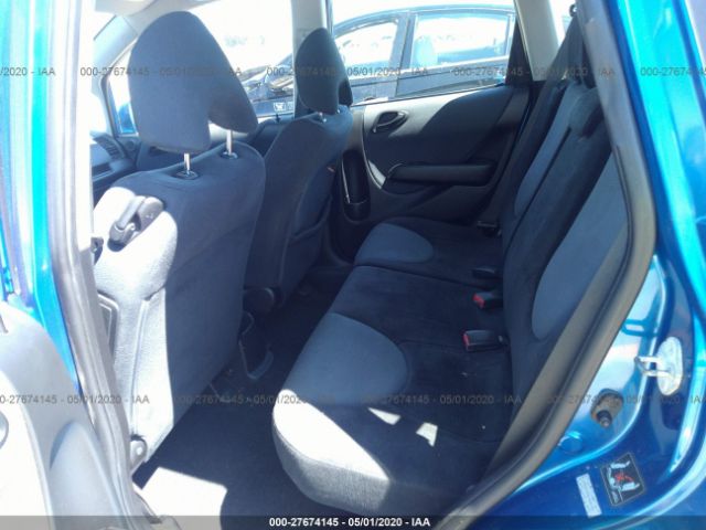 JHMGD37657S061761 - 2007 HONDA FIT S 蓝色 照片 8