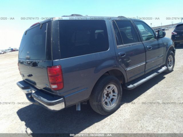 1FMRU1565YLC11375 - 2000 FORD EXPEDITION XLT Blue photo 4