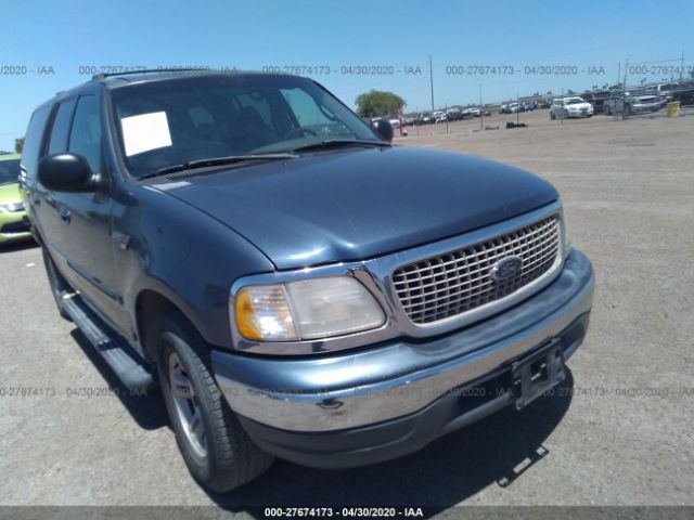 1FMRU1565YLC11375 - 2000 FORD EXPEDITION XLT Blue photo 6