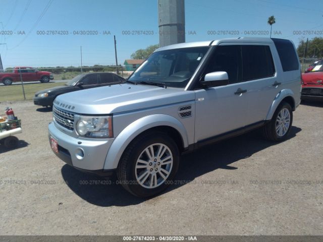 SALAK2D45BA557984 - 2011 LAND ROVER LR4 HSE LUXURY Gray photo 2