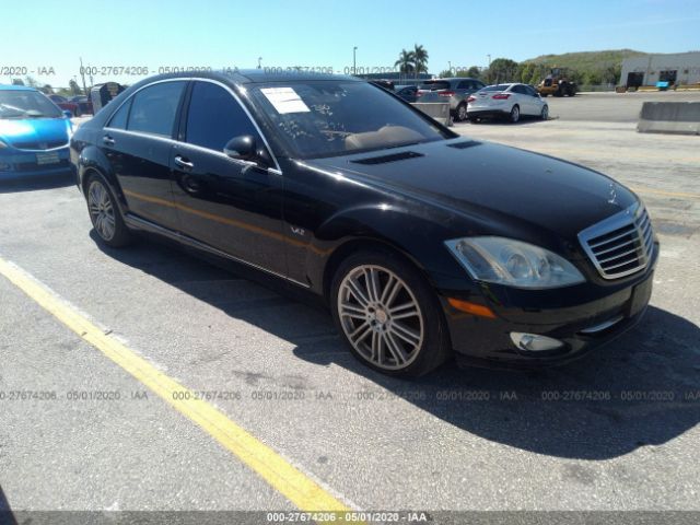 WDDNG76XX8A173163 - 2008 MERCEDES-BENZ S 600 Black photo 1