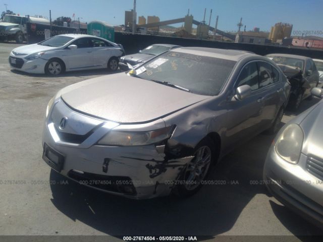 19UUA86519A023621 - 2009 ACURA TL  Silver photo 2