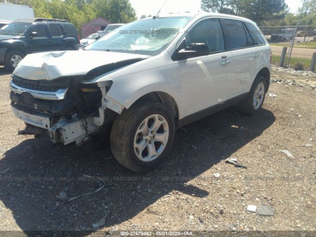 2FMDK3JC5BBB58806 - 2011 FORD EDGE SEL White photo 2