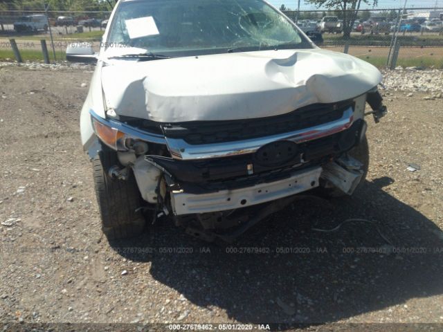 2FMDK3JC5BBB58806 - 2011 FORD EDGE SEL White photo 6