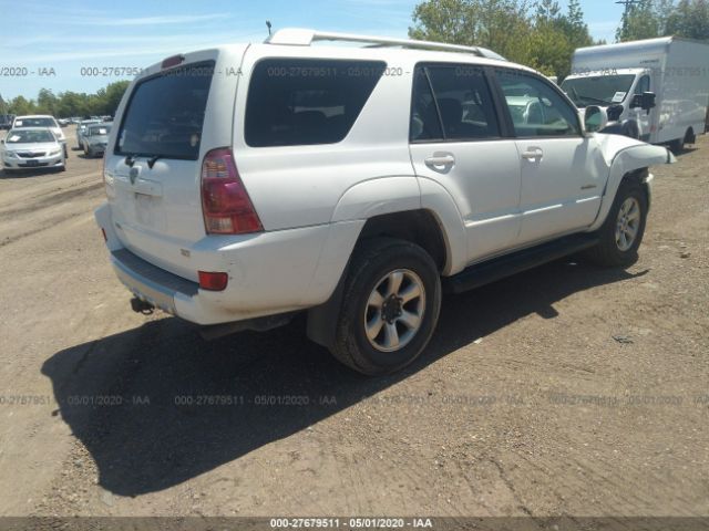 JTEZU14R940036961 - 2004 TOYOTA 4RUNNER SR5/SPORT White photo 4