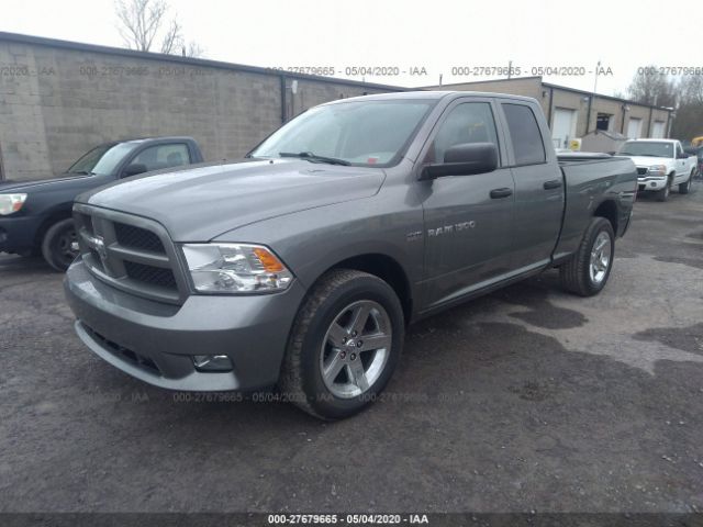 1C6RD7FT3CS345223 - 2012 DODGE RAM 1500 ST Gray photo 2