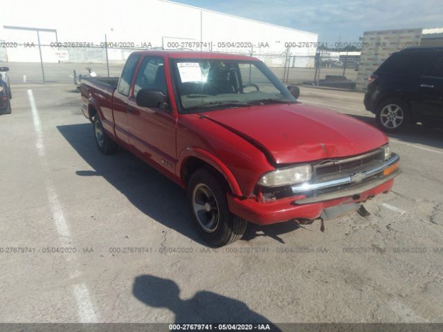 1GCCS19H738147010 - 2003 CHEVROLET S TRUCK S10 Red photo 1