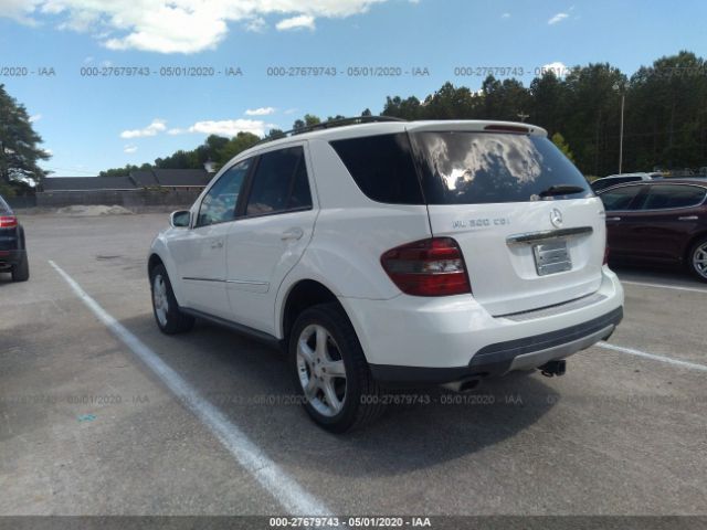 4JGBB22E58A339331 - 2008 MERCEDES-BENZ ML 320 CDI White photo 3