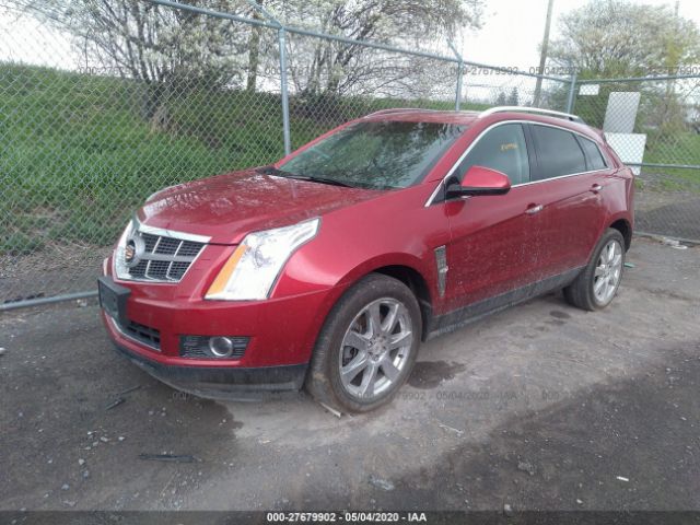 3GYFNFEY4AS541327 - 2010 CADILLAC SRX PREMIUM COLLECTION Red photo 2