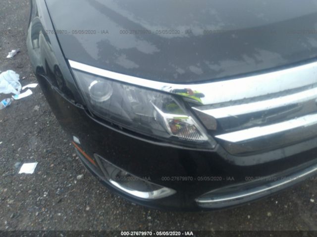 3FADP0L35CR275165 - 2012 FORD FUSION HYBRID Black photo 6