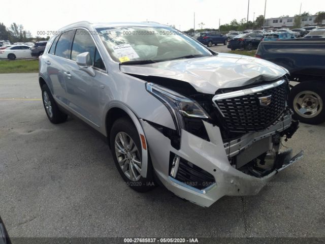 1GYKNCRSXLZ143418 - 2020 CADILLAC XT5 PREMIUM LUXURY Silver photo 1