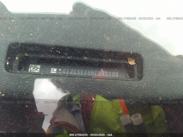 1G1ZC5E15BF382208 - 2011 CHEVROLET MALIBU 1LT 蓝色 照片 9