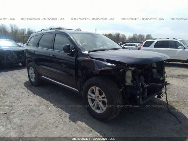 1C4RDJDG0CC212831 - 2012 DODGE DURANGO CREW Blue photo 1